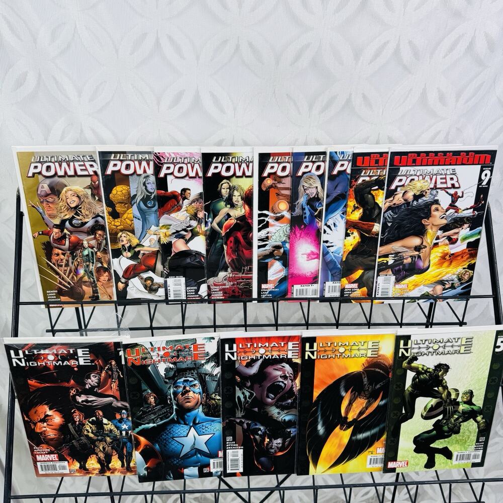 Ultimate Power 1-9 Nightmare 1-5 Lot Avengers Squadron Supreme